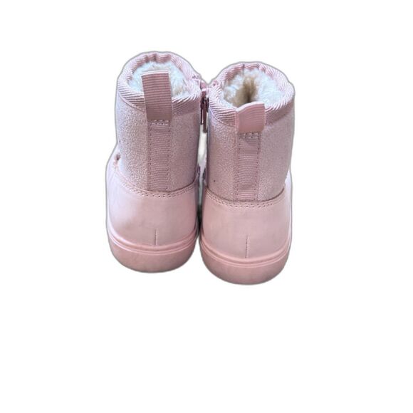 Toddler Sophia Zipper Booties - Cat & Jack Blush 9T - Picture 3 of 8